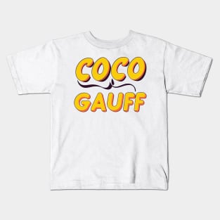 Coco Gauff Funny Kids T-Shirt